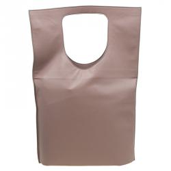 Pre Owned Tom Ford Blush Nude Leather Large Fold Over Alix Tote