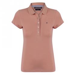 Tommy Hilfiger Light Brown Logo Polo Shirt M