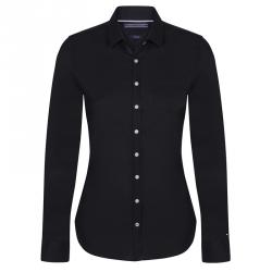Tommy Hilfiger Black Cotton Long Sleeve Shirt M