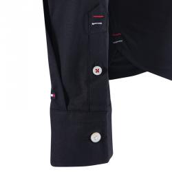 Tommy Hilfiger Black Cotton Long Sleeve Shirt M