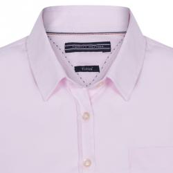 Tommy Hilfiger Pink Cotton Long Sleeve Shirt M