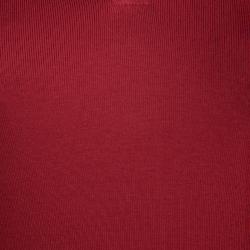 Pre Owned Tommy Hilfiger Red Cotton Polo T-Shirt Dress L