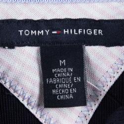 Tommy Hilfiger Navy Blue Cotton Polo T-Shirt Dress M