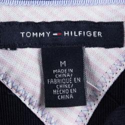 Tommy Hilfiger Navy Blue Cotton Polo T-Shirt Dress M