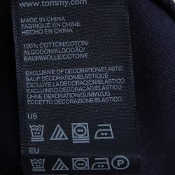 Tommy Hilfiger Navy Blue Cotton Polo T-Shirt Dress M