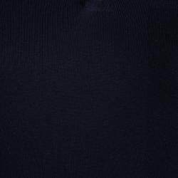 Tommy Hilfiger Navy Blue Cotton Polo T-Shirt Dress M