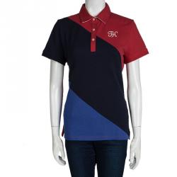 Tommy Hilfiger Colorblock Short Sleeve Polo T- Shirt L