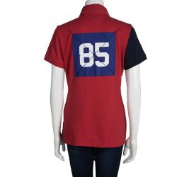 Tommy Hilfiger Colorblock Short Sleeve Polo T- Shirt L