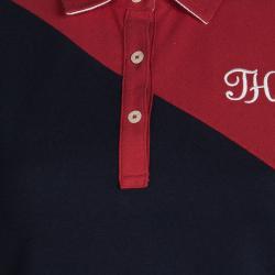 Tommy Hilfiger Colorblock Short Sleeve Polo T- Shirt L