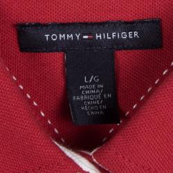 Tommy Hilfiger Colorblock Short Sleeve Polo T- Shirt L