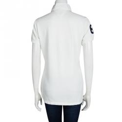 Tommy Hilfiger White Short Sleeve Polo T-Shirt L