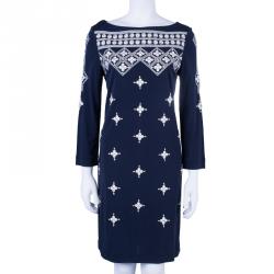 Pre Owned Tory Burch Blue Dress M