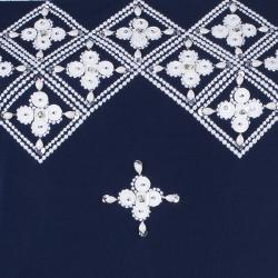 Pre Owned Tory Burch Blue Dress M