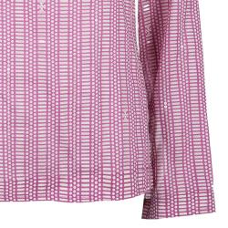 Tory Burch Stephanie Mandarin Collar Printed Tunic Top M