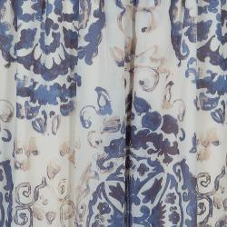 Tory Burch Soraya White Printed Maxi Skirt M