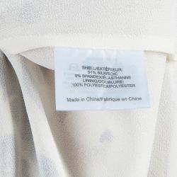Tory Burch Soraya White Printed Maxi Skirt M