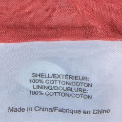 Pre Owned Tory Burch Red Brigitte Printed Shirt Dress S