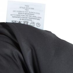 Pre Owned Tory Burch Black Colin Quilted Bomber Jacket M