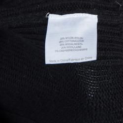 Pre Owned Tory Burch Black Crystal Embellished Etta Sweater  L