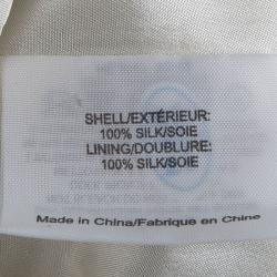 مملوكة مسبقًا توب توري برش حرير مورد مطبوع بلا أكمام M