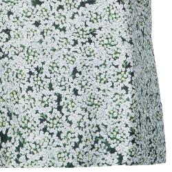 Pre Owned Tory Burch Green Print Sleeveless Top L