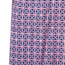 Tory Burch Tile Print Wrap Style Dress XS