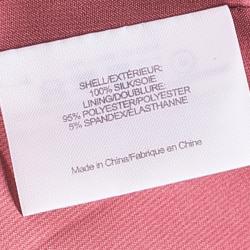 Pre Owned Tory Burch Red Opalina Wavy Striped Pleated Skirt M