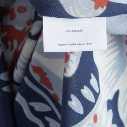 Pre Owned Tory Burch Floral Print Top L