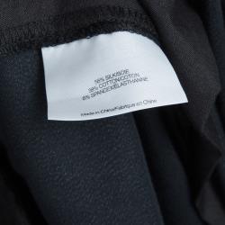 Tory Burch Black Satin Trousers L