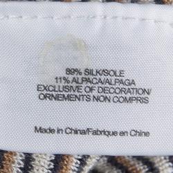 Pre Owned Tory Burch Multicolor Striped Sweater S