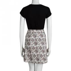 Pre Owned Tory Burch Multicolor Floral Print Wrap Skirt M