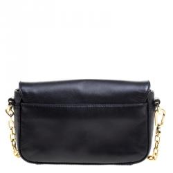 مملوكة مسبقًا حقيبة كروس توري برش روبينسون جلد سوداء