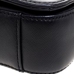 مملوكة مسبقًا حقيبة كروس توري برش روبينسون جلد سوداء