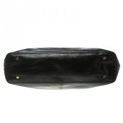 مملوكة مسبقًا Tory Burch Black Leather Bombe Tote