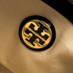 مملوكة مسبقًا Tory Burch Black Leather Bombe Tote