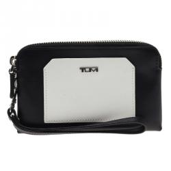 Tumi Two Tone Double Zip iPhone Wristlet Case 