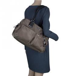 Pre Owned Tumi Fatigue Green Nylon Voyageur Geneva Carry All Bag