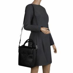 Pre Owned Tumi Black Coated Canvas Kaylin Crossbody