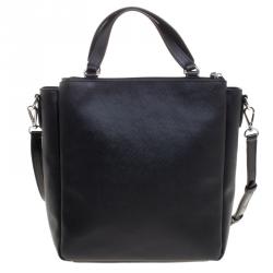 Pre Owned Tumi Black Coated Canvas Kaylin Crossbody