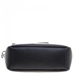 Pre Owned Tumi Black Coated Canvas Kaylin Crossbody