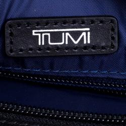 Pre Owned Tumi Black Coated Canvas Kaylin Crossbody