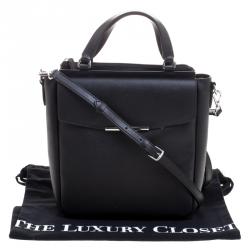 Pre Owned Tumi Black Coated Canvas Kaylin Crossbody