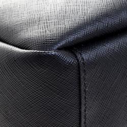 Pre Owned Tumi Black Coated Canvas Kaylin Crossbody