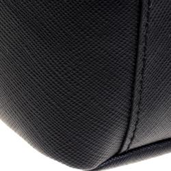 Pre Owned Tumi Black Coated Canvas Kaylin Crossbody