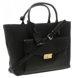 Pre Owned Tumi Black Nylon Small Tanya Tote
