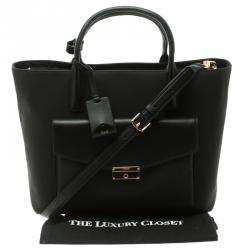 Pre Owned Tumi Black Nylon Small Tanya Tote