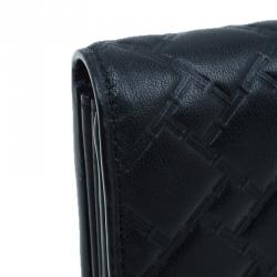 Pre Owned TUMI Black Leather Wallet ID Protection