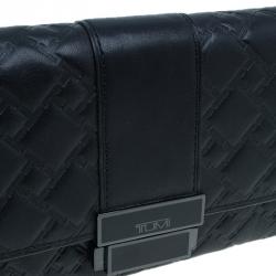 Pre Owned TUMI Black Leather Wallet ID Protection