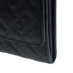 Pre Owned TUMI Black Leather Wallet ID Protection