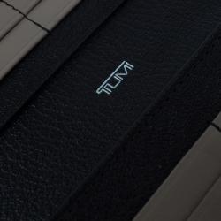 Pre Owned Tumi Black Leather Chelsea Continental Flap Wallet